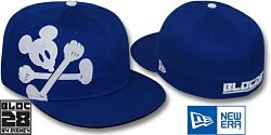 NEW ERA BLOC 28 SKULL N` BONES MICKEY FITTED CAP