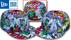 NEW ERA HULK COMIC FITTED CAP