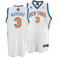 ADIDAS NBA KNICKS SWINGMAN HOME JERSEY-  MARBURY STEPHON