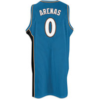ADIDAS NBA WIZARDS SWINGMAN ROAD JERSEY - GILBERT ARENAS
