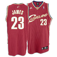 ADIDAS NBA CAVALIERS SWINGMAN ROAD JERSEY- LEBRON JAMES