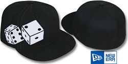 NEW ERA FUZZY DICE BLACK FITTED CAP