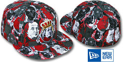 NEW ERA RED WARHOL FITTED CAP