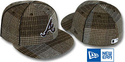 NEW ERA  ANTLANTA PLAID TWEED FITTED CAP