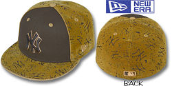 NEW ERA YANKEES TEAM FLOCKING FITTED CAP