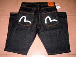 EVISU HERITAGE JEAN - WHITE