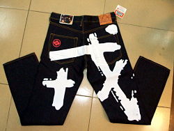 EVISU BRUSH JEAN