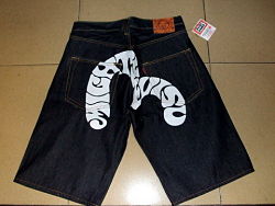 EVISU JEAN SHORTS