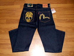 EVISU HERITAGE SKULL  JEAN